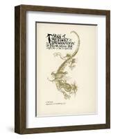 Tales of Mystery and Imagination-Arthur Rackham-Framed Art Print