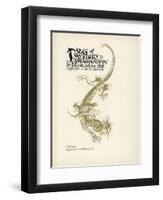 Tales of Mystery and Imagination-Arthur Rackham-Framed Art Print