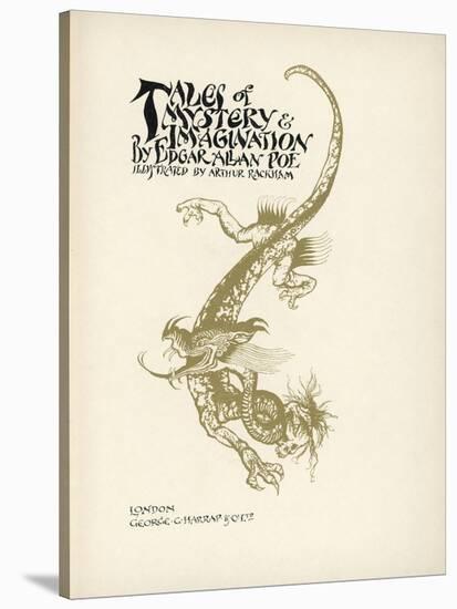 Tales of Mystery and Imagination-Arthur Rackham-Stretched Canvas