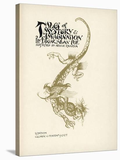 Tales of Mystery and Imagination-Arthur Rackham-Stretched Canvas