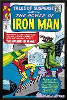 Tales Of Suspense No.54 Cover: Iron Man and Mandarin-Don Heck-Lamina Framed Poster