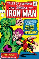 Tales Of Suspense No.55 Cover: Iron Man and Mandarin Fighting-Don Heck-Lamina Framed Poster
