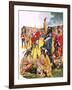 Tales of the Canadian Mounties: the Long March-Mcbride-Framed Giclee Print