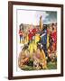 Tales of the Canadian Mounties: the Long March-Mcbride-Framed Giclee Print