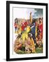 Tales of the Canadian Mounties: the Long March-Mcbride-Framed Giclee Print
