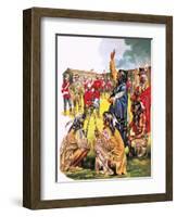 Tales of the Canadian Mounties: the Long March-Mcbride-Framed Giclee Print