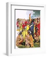 Tales of the Canadian Mounties: the Long March-Mcbride-Framed Giclee Print