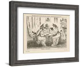 Tales of Wonder! Gillray Satire on the Taste for Gothic Novels-James Gillray-Framed Art Print