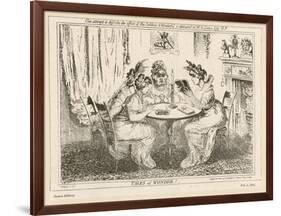 Tales of Wonder! Gillray Satire on the Taste for Gothic Novels-James Gillray-Framed Art Print