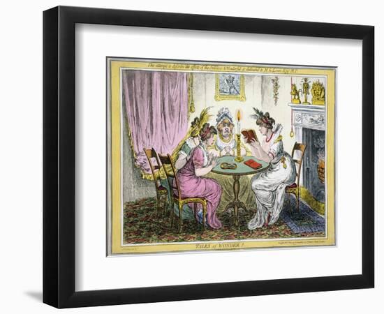 Tales of Wonder!-James Gillray-Framed Giclee Print