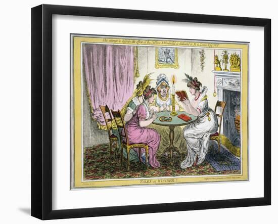 Tales of Wonder!-James Gillray-Framed Giclee Print