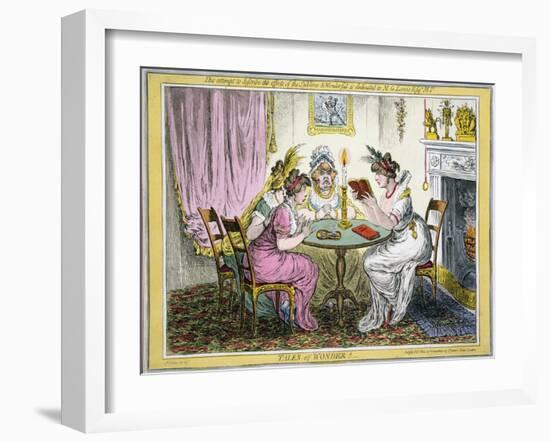 Tales of Wonder!-James Gillray-Framed Giclee Print