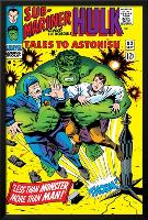 Tales to Astonish No.83 Cover: Hulk and Thunderbolt Ross-Dick Ayers-Lamina Framed Poster