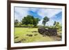 Talietumu or Kolo Nui ruins, former fortress, Wallis, Wallis and Futuna, South Pacific, Pacific-Michael Runkel-Framed Photographic Print