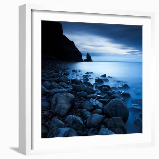 Talisker Bay under a Winter Moon-Doug Chinnery-Framed Photographic Print