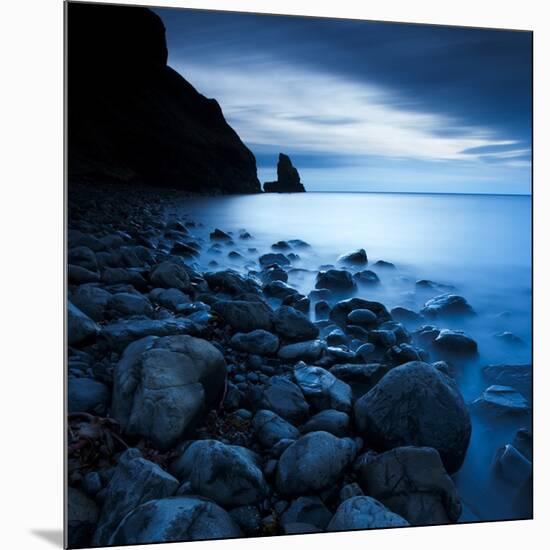 Talisker Bay under a Winter Moon-Doug Chinnery-Mounted Photographic Print