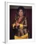 Talk Show Host Oprah Winfrey Holding Emmy Award-null-Framed Premium Photographic Print