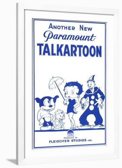 Talkartoon, 1931-null-Framed Premium Giclee Print