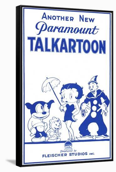 Talkartoon, 1931-null-Framed Stretched Canvas