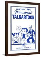 Talkartoon, 1931-null-Framed Art Print