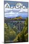 Talkeetna, Alaska - Hurricane Gulch-Lantern Press-Mounted Art Print