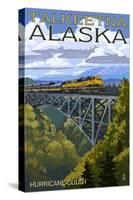 Talkeetna, Alaska - Hurricane Gulch-Lantern Press-Stretched Canvas