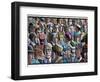 Talking Heads, 2023 (Tinted Gesso on Canvas on Corrugated Wood Support)-PJ Crook-Framed Giclee Print