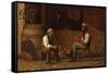 Talking it Over (The Civil War)-Enoch Wood Perry-Framed Stretched Canvas