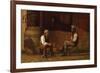 Talking it Over (The Civil War)-Enoch Wood Perry-Framed Premium Giclee Print