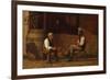 Talking it Over (The Civil War)-Enoch Wood Perry-Framed Art Print