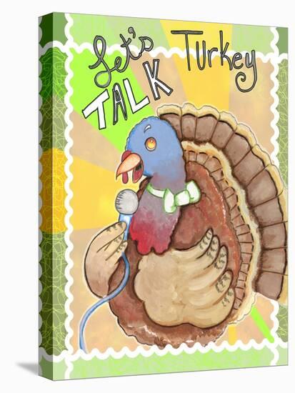 Talking Turkey-Valarie Wade-Stretched Canvas