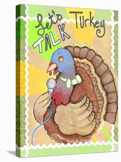 Talking Turkey-Valarie Wade-Stretched Canvas