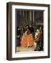 Talks Between Baute Masks-Pietro Longhi-Framed Giclee Print