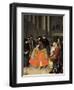 Talks Between Baute Masks-Pietro Longhi-Framed Giclee Print