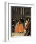 Talks Between Baute Masks-Pietro Longhi-Framed Giclee Print