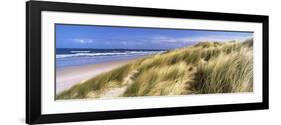 Tall Grass on the Beach, Bamburgh, Northumberland, England-null-Framed Photographic Print