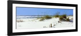 Tall Grass on the Beach, Perdido Key Area, Gulf Islands National Seashore, Pensacola, Florida, USA-null-Framed Photographic Print