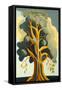 Tall Hamlin Tree-Lea Faucher-Framed Stretched Canvas