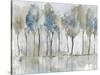 Tall Indigo Trees-Allison Pearce-Stretched Canvas