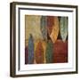 Tall Leaves Square II-Patricia Pinto-Framed Premium Giclee Print