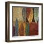 Tall Leaves Square II-Patricia Pinto-Framed Art Print