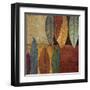 Tall Leaves Square II-Patricia Pinto-Framed Art Print