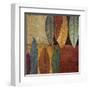 Tall Leaves Square II-Patricia Pinto-Framed Art Print