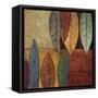 Tall Leaves Square II-Patricia Pinto-Framed Stretched Canvas