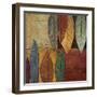 Tall Leaves Square II-Patricia Pinto-Framed Art Print