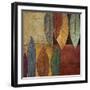 Tall Leaves Square II-Patricia Pinto-Framed Art Print