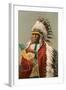 Tall Man Dan, Sioux Indian-null-Framed Art Print