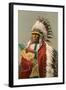 Tall Man Dan, Sioux Indian-null-Framed Art Print