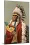 Tall Man Dan, Sioux Indian-null-Mounted Art Print