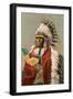 Tall Man Dan, Sioux Indian-null-Framed Art Print